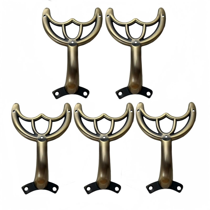 GHYTRIGEN 5 Pcs 52’’Ceiling Fan Blades Arms Replacement,Ceiling Fan Blades Arms Replacement Parts Mounting Bracket Kit for Replacing The Worn FanBlades,Keep The Balance and Good Performance(Bronze) - Image 1
